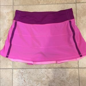 Lululemon size 6 running tennis skirt